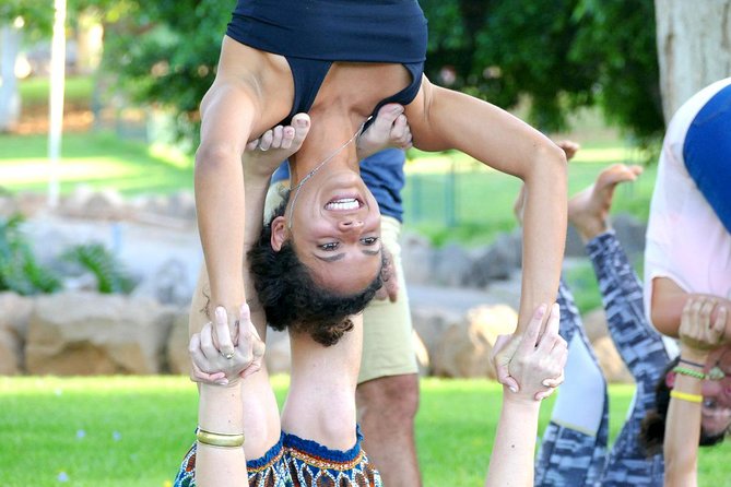 Acroyoga Tenerife Partner Yoga class - Learning acroyoga basics without the gear headache