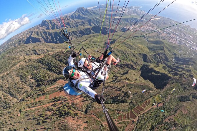 BRONZE tandem paragliding flight in South Tenerife, free pick up - Key highlights worth your attention