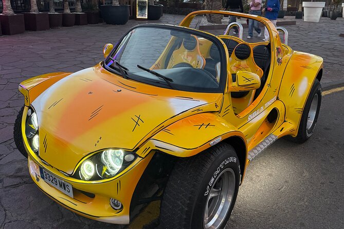 Buggy Small and Buggy XL Cartoon Tour - UNICI A TENERIFE - The buggy setup: Small 1.1 Fiat or XL 1.8 VW