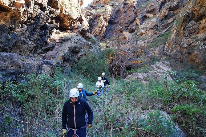 Canyoning in a Natural Protected Space - Natural obstacles, caves, and Dracaena draco: the meaning behind the scenery