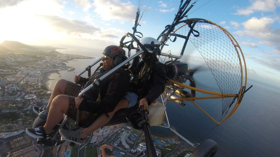 COAST: Fly over the coasts of Tenerife by Paratrike! (20min) - Riding Toward Takeoff: Van Comfort and Your Next Steps