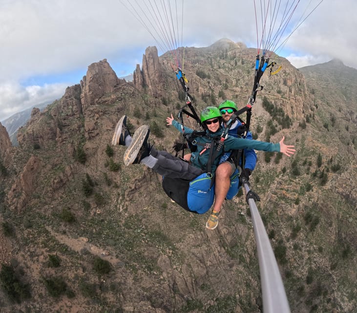 Costa Adaje: Paragliding from 1100m - Incredible landscape! - Landing at La Caleta beach: the payoff moment and the wrap-up