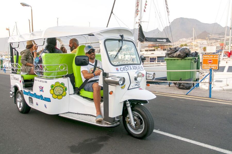Costa Adeje: Double Tuk Tuk Tour - Torviscas Spice Village pass-by: a quick marker for where to explore later