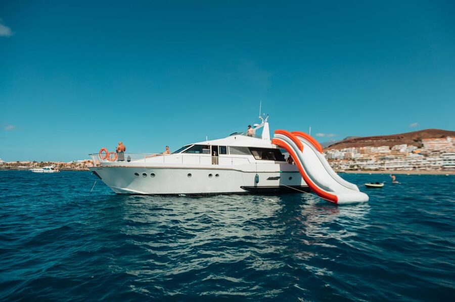 Costa Adeje: Private Yacht Trip with Watersports and Slides - Slide, underwater scooter, SUP, kayak, water bike: what’s included (and why it matters)
