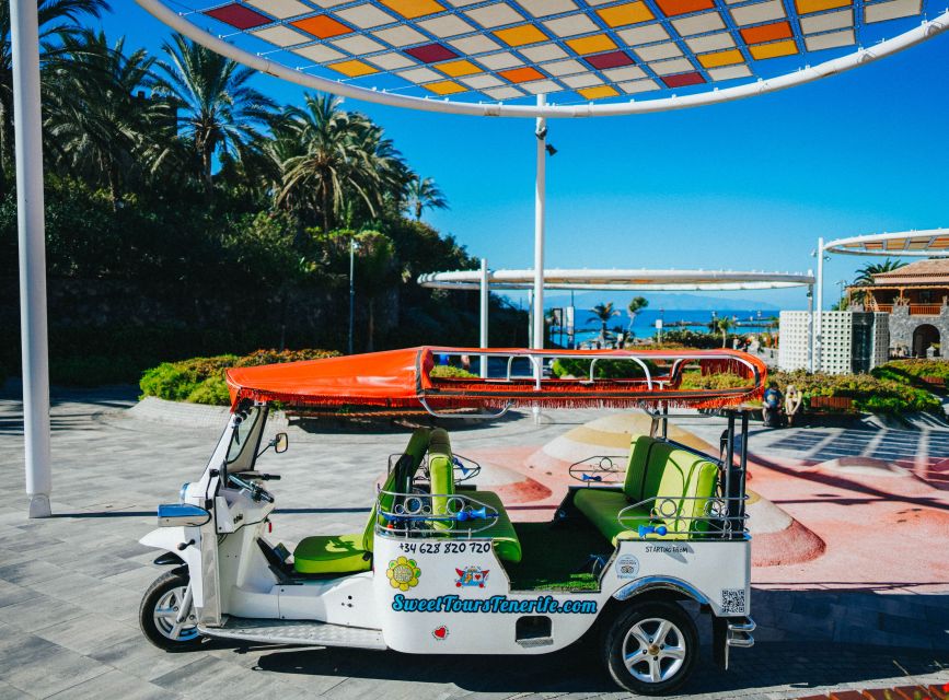 Costa Adeje: Secret Volcano Tuk Tuk Tour - Meeting at Hotel Best Jacaranda and how the 1-hour plan flows