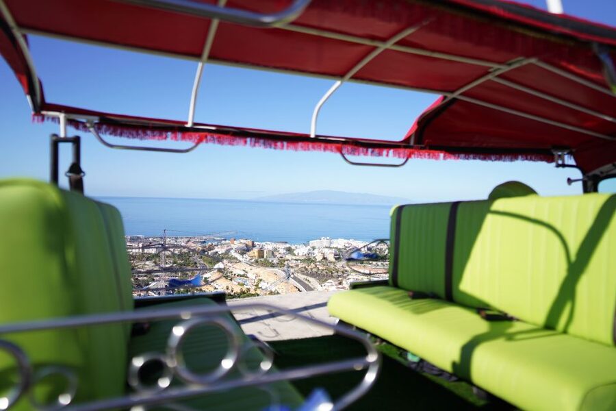 Costa Adeje: Secret Volcano Tuk Tuk Tour - The big viewpoint: Costa Adeje, Las Américas, and distant islands in one look