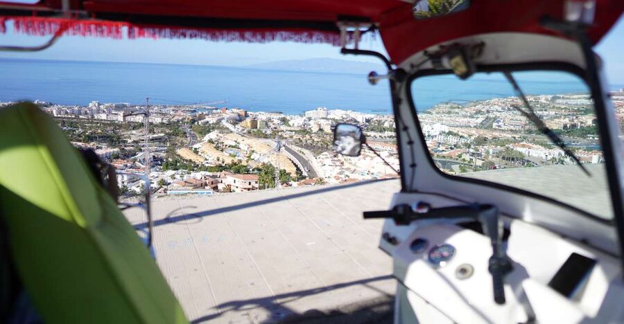 Costa Adeje: Secret Volcano Tuk Tuk Tour - Puerto Colón marina: a quick orientation before the views get serious