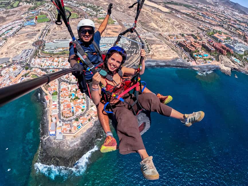 Costa Adeje: Tandem Paragliding Flight with Free Pickup - Barranco del Infierno and Atlantic Views: What You See in the Air