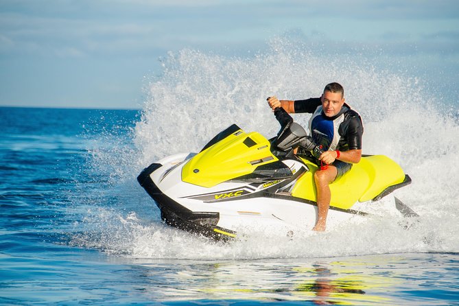 Double Jet Ski Safari 2.5 Hour Guided Tour of Tenerife - Swimming and snorkeling: the day’s weather bonus