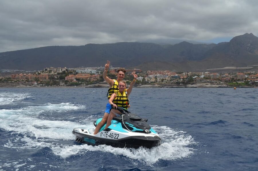From Puerto Colon : 1 hour adrenaline JetSki tour - One Hour On Tenerife’s Las Américas Coast: What It Really Feels Like