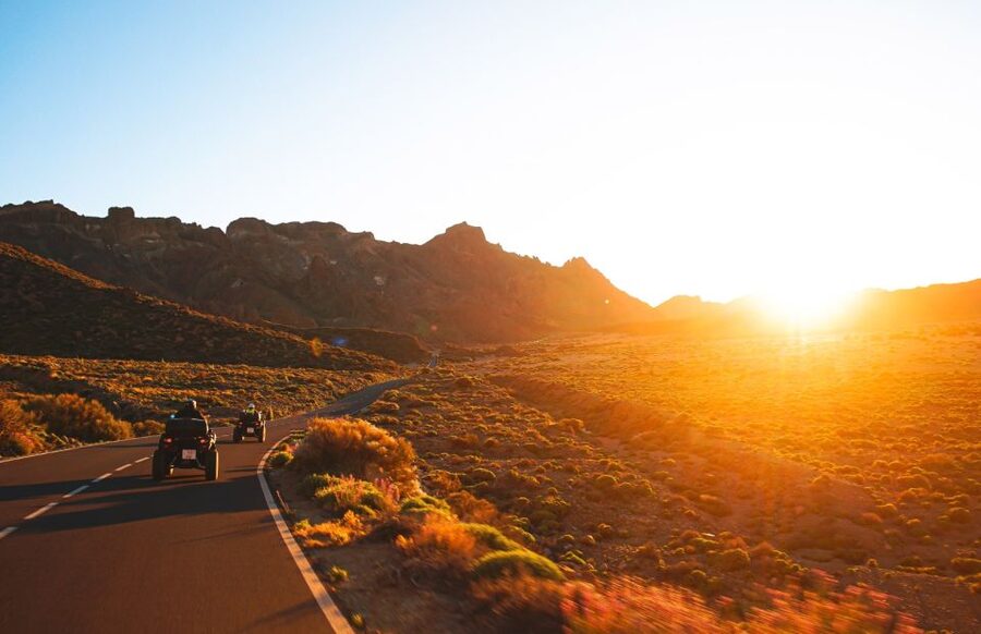 From Santiago del Teide: Sunset Quad Trip to Mount Teide - Driver rules and safety gear: no guessing allowed