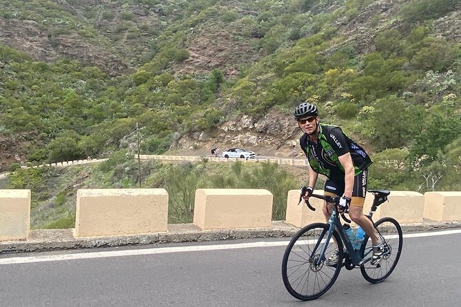 Garachico - Masca road bike loop - The return into Garachico: turns, views, and the ocean finale