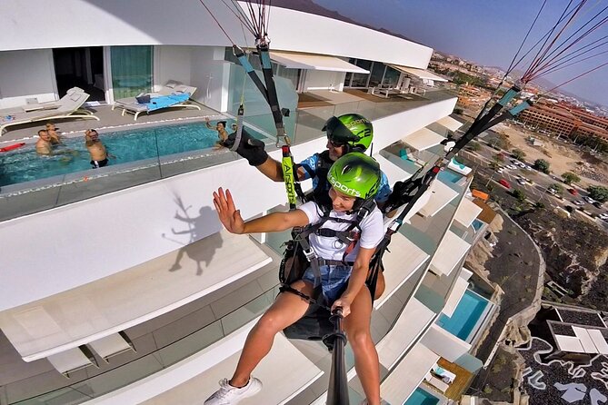 GOLD paragliding flight including videos/photos, t-shirt and a bottle of Cava - Gold Package Value: HD GoPro Footage, T-shirt, and Cava