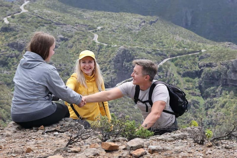 Hike above Masca through relict woods. SMALL GROUPS. - Masca Gorge and the serpentine road: seeing it from above