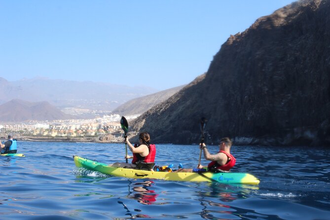 Kayak Route along the Volcanic Coast in Tenerife South with Snorkeling - Guides and small-group vibe: Frank, Gaby, Daniel, and Gabriel