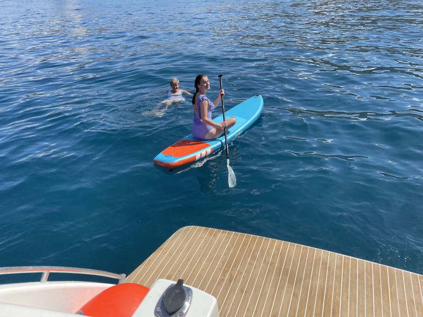Las Galletas: Private Luxury Yacht Cruise with Lunch - Lunch at anchor: snorkeling, sunbathing, and food that shows up on time