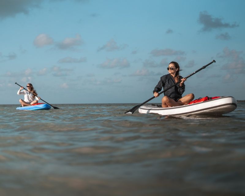 Los Cristianos : 1 Hour of Paddle surf Rental - When the water feels good: relaxing and sunbathing on the board