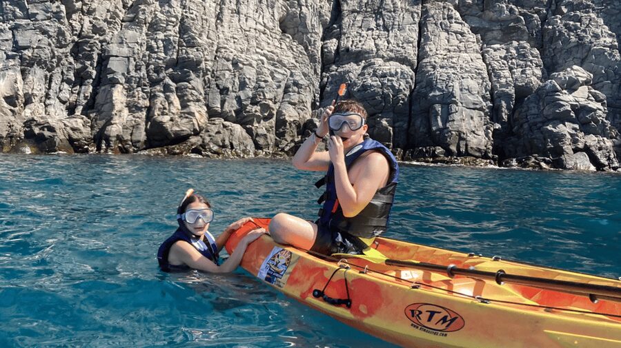 Los Cristianos: Kayak & Snorkel Tour with turtles and photos included - Montaña de Guaza break: dolphins, scenic views, and wildlife spotting