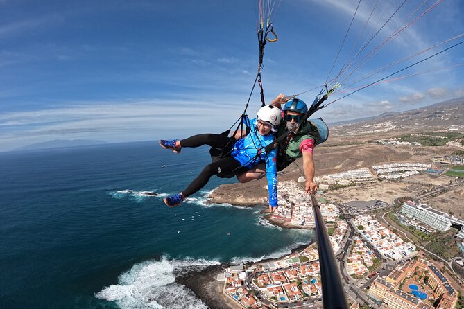Paragliding Tandem Flight in Tenerife South ADRENALINE! - Fit check and what “no experience” actually means