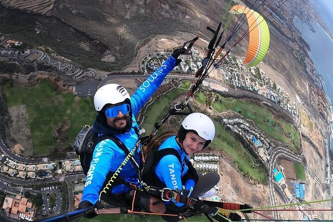 Paragliding Tandem Flight in Tenerife South ADRENALINE! - The takeoff slope: quick, guided, and surprisingly controlled