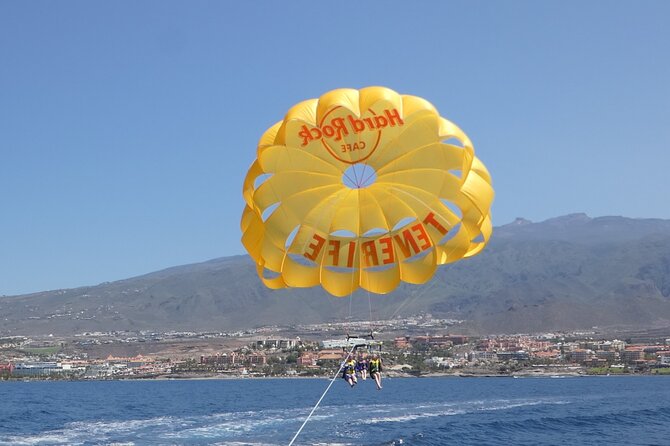 Parasailing flights on the coast of Adeje in Tenerife - Puerto Colón Setup: Finding Aj Fly Parasailing Without Stress