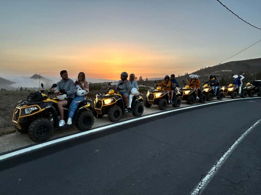 Quad biking at Mount Teide for the sunset - Reaching Teide viewpoints: the scale of 3718 meters