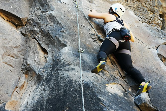 Rock climbing in natural space. - Quick hits