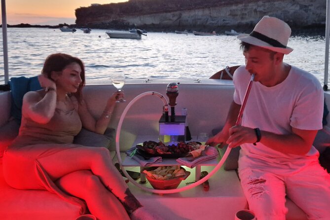 Romantic night ocean boat trip for 2 - Leaving the port: your cruise along glowing coastlines