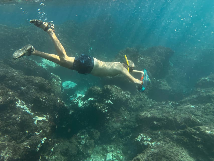 Scooter fun snorcel tour in turtle area - Water depth, swimming comfort, and who this tour fits
