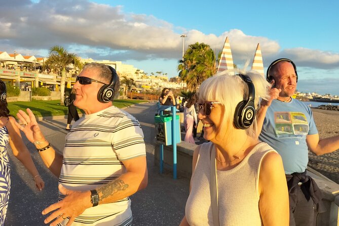 Silent Disco Walking Tours - On the Costa Adeje Beachfront: Expect Smiles, Singing, and Real People Watching