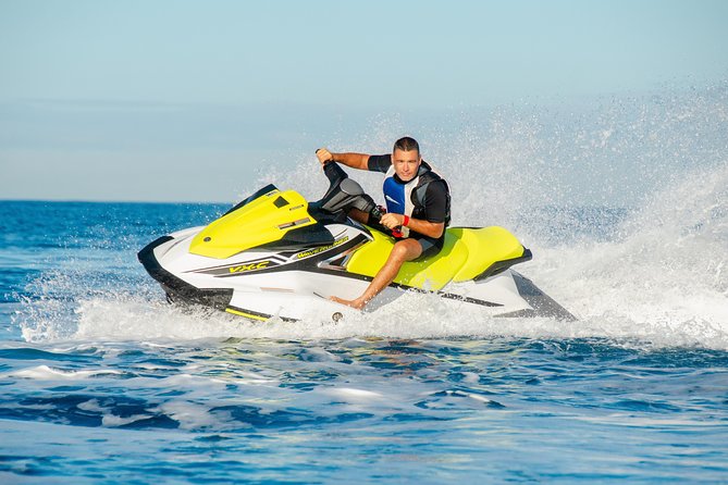 Single Jet Ski Safari 40 Minute Guided Tour of Tenerife - The boat transfer to the instructor (and why it feels like part of the safari)