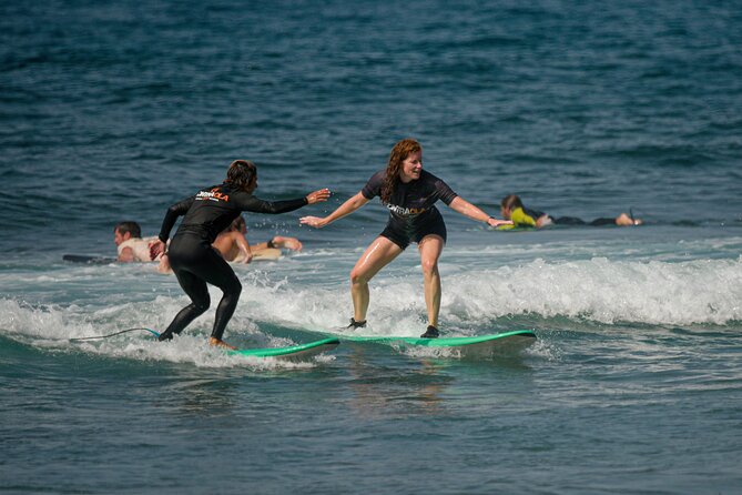 small group surf lesson in Playa de las Américas,Tenerife - The Coaching Style: Patient Corrections, Real Momentum