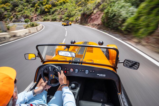 T EN erife at the wheel of a Caterham Lotus 7 - Book It or Skip It: Who This Caterham Day Suits Best