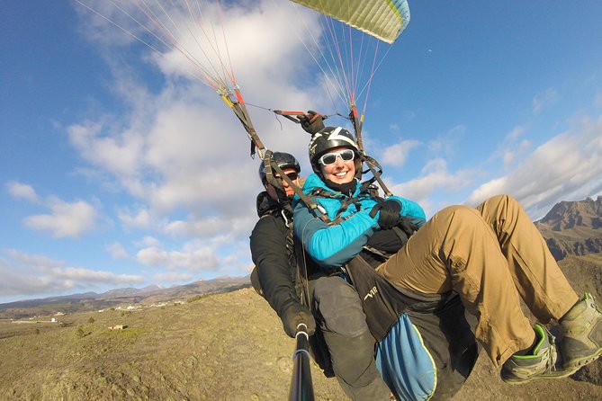 Tandem Paragliding Flight over Tenerife - Safety Gear and Your Only Job: A Short Run and Then Relax