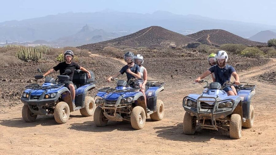 Tenerife: 100% Off-Road Quad Adventure with Pickups & Drinks - The mid-ride snack and drink stop: fast fuel, good timing