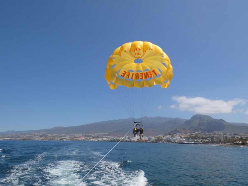 Tenerife Costa Adeje Parasailing - The Flight Route Over South Tenerife Beaches