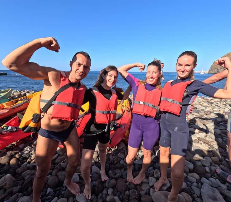 Tenerife: Eco Kayak & Snorkeling - Palm-Mar start: safety briefing first, then you move