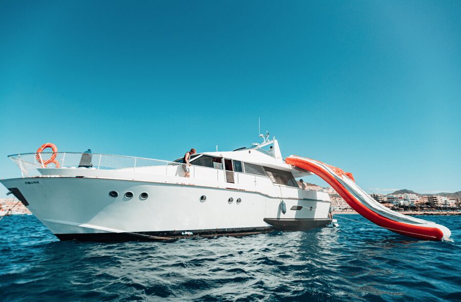 Tenerife: Fun Yacht Trip with Water Activities and Toys - From Puerto Colón to Palm-Mar: A Short Cruise with Real Momentum