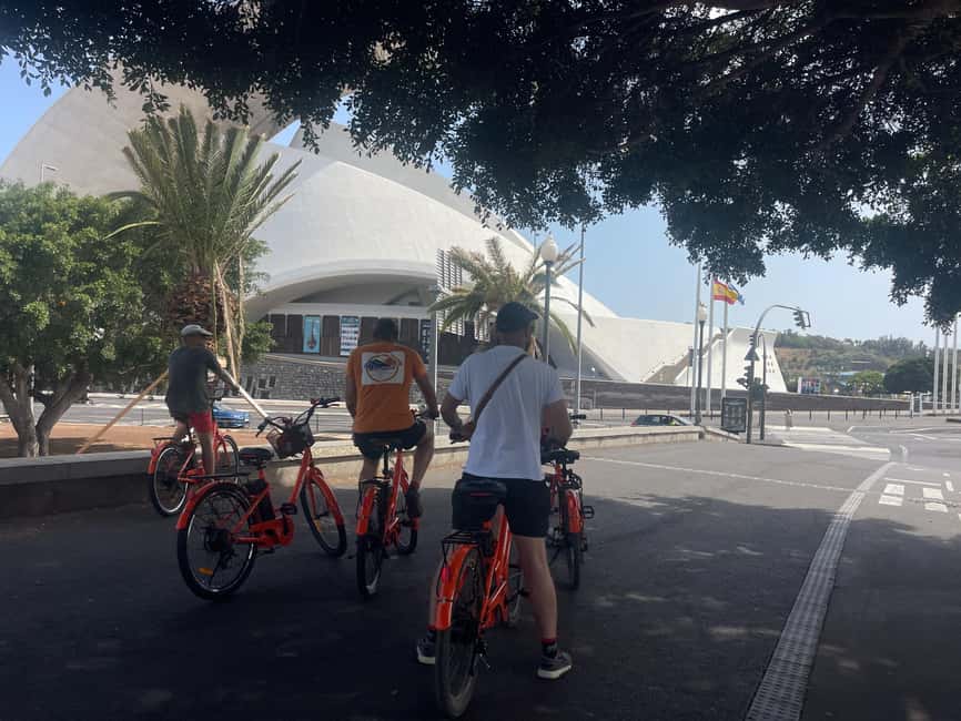 Tenerife: Guided Historical Bike Tour with E-Bike Option - Your ride through Santa Cruz: what each stop feels like