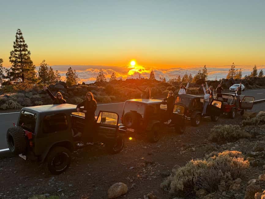 Tenerife: Jeep Wrangler Tour to Mount Teide, Day and Sunset - Driving rules, the manual gearbox, and what you should expect