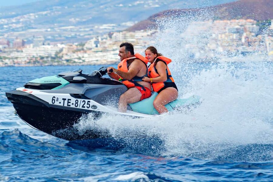 Tenerife: Jet Ski Ocean Safari with Optional Transfer - Las Galletas ride: induction protocol, safety gear, and your time on the water