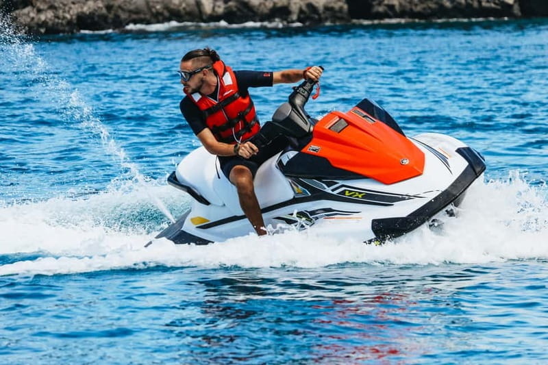 Tenerife: Jet Ski Tour with Optional Quad Trip - The route highlights: Yellow Mountain to Las Galletas to the Red Mountain