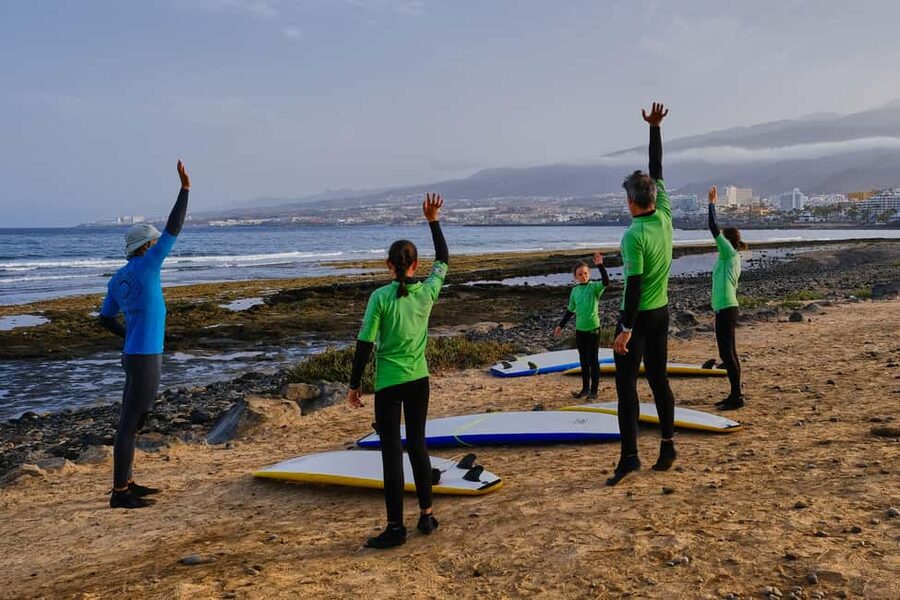 Tenerife - Las Américas: Surf Lesson (Small Groups,All Gear) - Small groups and ISA-certified coaches: how you get better without waiting