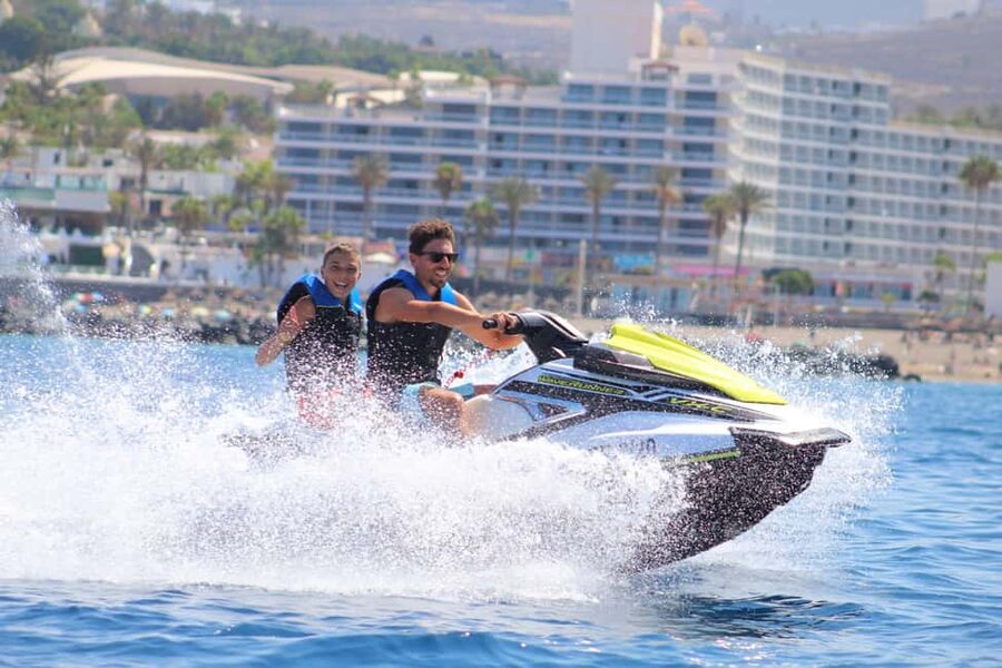 Tenerife: Ocean Pack Jet Ski and Yacht Whale Watching - Following the coastline: the route style that makes the ride fun
