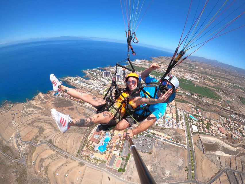 Tenerife: Paragliding with National Champion Paraglider - Launch and Mid-Flight: Calm Soar or Acrobatics