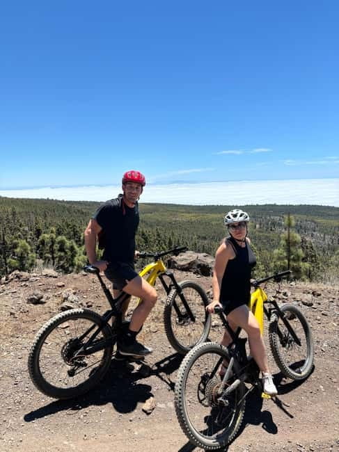 Tenerife: premium e-bike ride at Vilaflor- Lunar Landscape - The camping stop and the Lunar Landscape walk