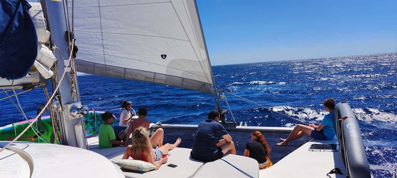 Tenerife: PRIVATE Catamaran cruise with Lunch and Drinks - The First 45 Minutes: Settling In on the Ride Out