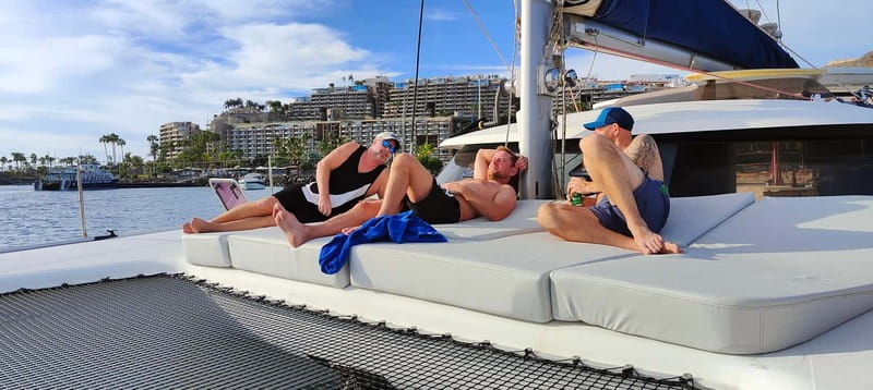 Tenerife: PRIVATE Catamaran cruise with Lunch and Drinks - Where You Start: San Miguel Marina and Flexible Pickup