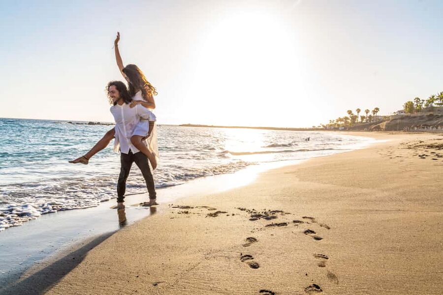 Tenerife: Private Holiday Photoshoot - The Backgrounds: Ocean, Palms, and Volcanic Coastline