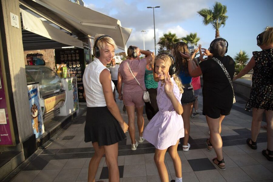 Tenerife: Silent Disco Walking Tour "Mustang Sally's" - What this Tenerife silent disco walking tour is really like